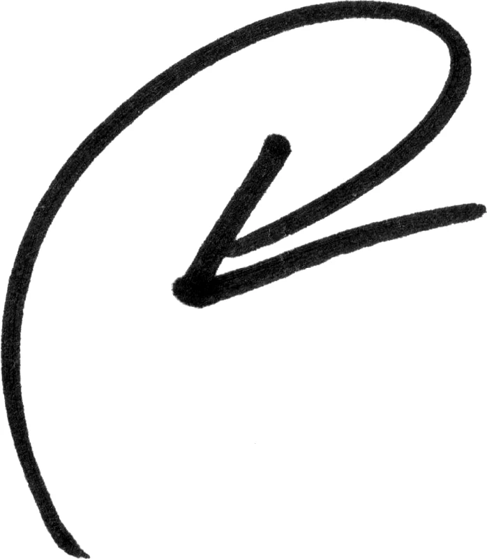 趣味手绘手写涂鸦马克笔字母箭头标记符号图形PNG免抠PS设计素材【347】